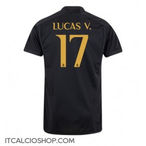 Real Madrid Lucas Vazquez #17 Terza Maglia 2023-24 Manica Corta